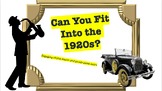1920s Culture Lesson - Will You Fit In?