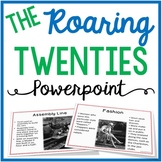 The Roaring Twenties Lesson and Notes Activity - 1920s, Ro
