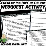 1920s Popular Culture Webquest