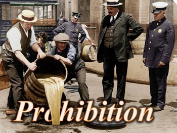 Preview of Prohibition PowerPoint 1920s