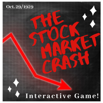 Preview of 1920s Stock Market Game: Ready to Strike it Rich? Roaring 20s, Great Depression