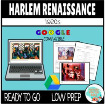 Preview of 1920s: The Harlem Renaissance Webquest/inperson: Google Product 