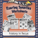 Roaring Twenties Worksheets
