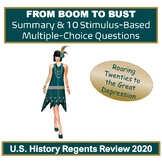 1920s & Great Depression Review & Stimulus-Based Mult Choi