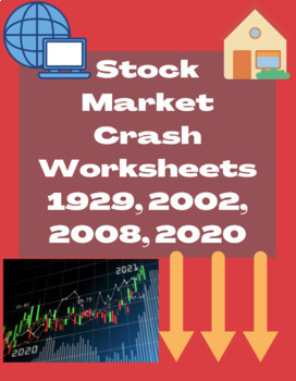 Preview of 1929, 2002, 2008 and 2020 Stock Market Crash Worksheets