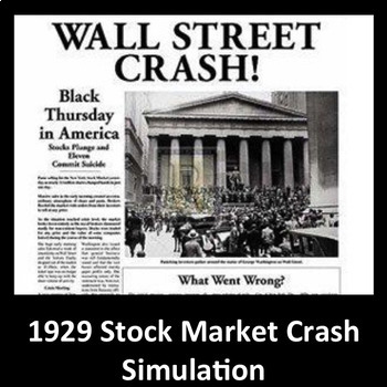 Preview of 1929 Stock Market Crash Simulation