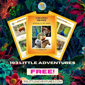 Preview of 193 Little Adventures Animals of Asia Pack