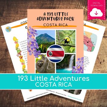 Preview of COSTA RICA - a 193 Little Adventures Pack - Printable culture packs for curious 