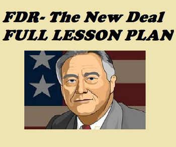 Preview of 1930's The Great Depression- FDR The New Deal Video, Worksheets AND PPT!