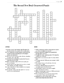 1930s Crossword Puzzle Review: Opponents of the New Deal