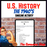 1940's U.S. History Timeline Activity