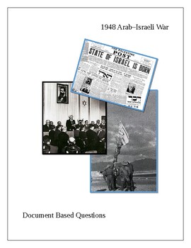 Preview of 1948 Arab–Israeli War. Document Based Questions