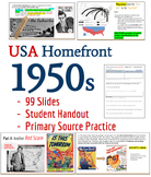 1950's U.S. History: Slides Post-War Homefront Economy & S