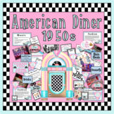 1950s AMERICAN DINER ROLE PLAY & TEACHING RESOURCES EYFS K