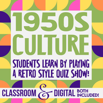 Preview of 1950s Culture Quiz Show | Baby Boom, Eisenhower, Teenagers, Cold War at Home