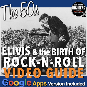 Preview of 1950s Elvis and the Birth of Rock-n-Roll Video Guide / Link + Digital Resource