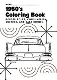 1950s History Coloring Book