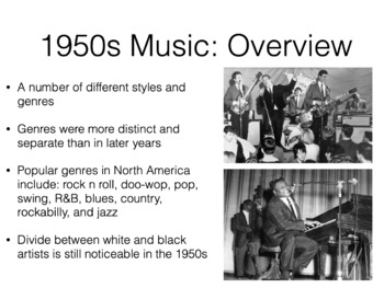 1950s music essay