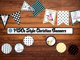1950s Style Christian Banners