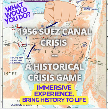 Preview of 1956 SUEZ CANAL CRISIS  -- A "WHAT WOULD YOU DO?" HISTORY GAME