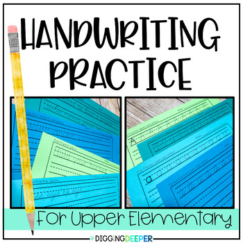 Preview of 196 Handwriting Practice Drills for Upper Elementary 