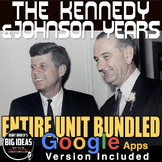 1960s Kennedy & Johnson Unit: PPTs, Guided Notes, Workshee