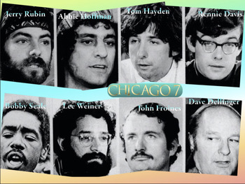 Preview of Chicago 7 Riot Trial 1968 Vietnam War William Kuntsler Yippies Abbie Hoffman