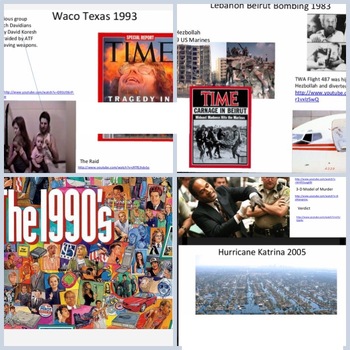 Preview of 1970, 1980, and 1990 Presentation Topic Assessments