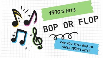 Preview of 1970's Music - Bop or Flop