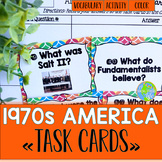 1970s America Task Cards