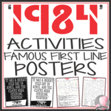 1984 Activities and First Line Posters BUNDLE