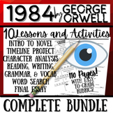 1984 By George Orwell | Novel Study Unit Bundle of 10 Reso