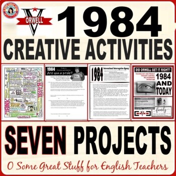 Preview of Orwell's 1984 Creative Activities - Seven Engaging Projects for Assessment