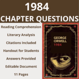 1984 by George Orwell Chapter Questions with Answers