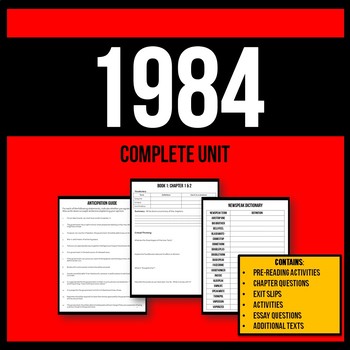 1984 Pre Reading Worksheets Teaching Resources Tpt