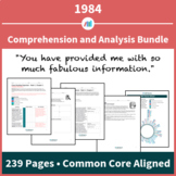 1984 — Comprehension and Analysis Bundle | Distance Learning