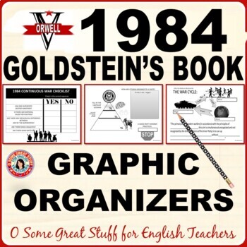Preview of 1984 Goldstein's Book Graphic Organizers Activity with Key