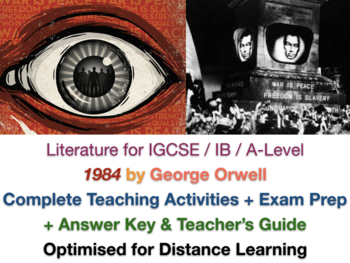 Preview of 1984 - George Orwell - COMPLETE IGCSE TEACH + EXAM PREP BUNDLE + ANSWERS