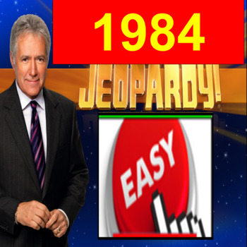 Preview of 1984 Jeopardy Review Power Point