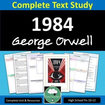 Preview of 1984 Novel Study Unit by George Orwell