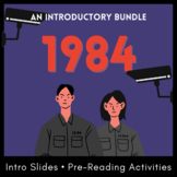 1984 Pre-Reading Activities: Dystopian Intro Slideshow, Or