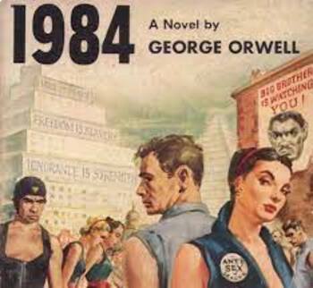 Preview of 1984 Reader's Theatre Script Unit -George Orwell -Dystopia -Questions & Quiz