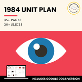 1984 Unit Plan, V for Vendetta Supplementary Film, Google Drive and Printable