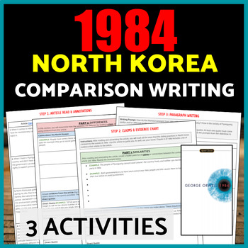 Preview of 1984 by George Orwell Activity Paragraph Writing Comparing North Korea: Oceania