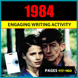 1984 by George Orwell Fun Activities Paragraph Writing Cha