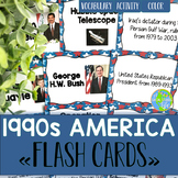 1990s America Flash Cards