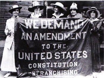 Preview of 19th Amendment, Suffrage and Women's Rights in Twentieth Century America