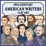 19th Century American Writers Clip Art