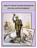 19th Century Immigration Political Cartoon Worksheet
