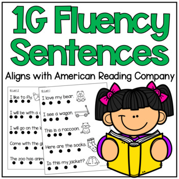 Preview of 1G Fluency Sentences